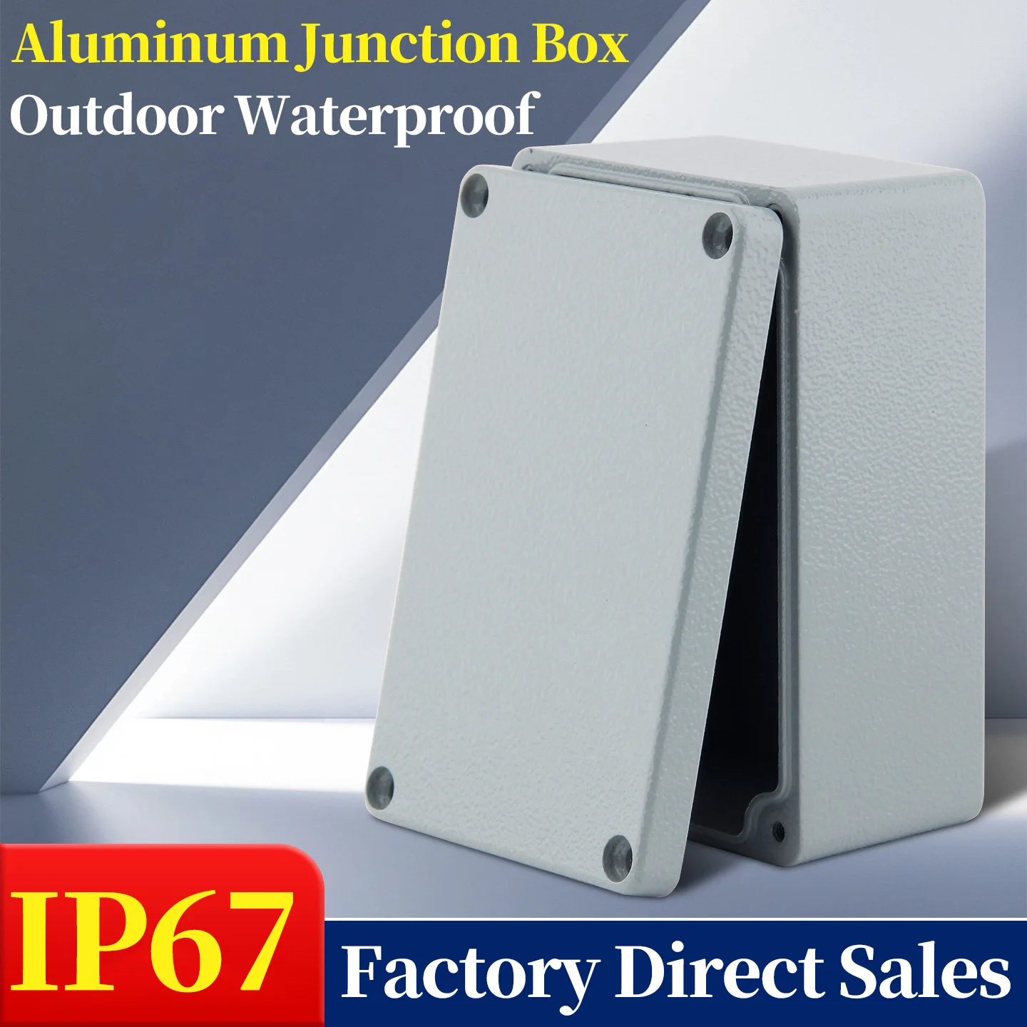 Industry IP67 Waterproof Cast Aluminum Junction Box Electronic Project Outdoor Explosion-proof Electrical Enclosure Case