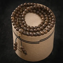 Indonesia darakan agarwood bracelet old material 108 Buddhist beads rosary men women necklaces free shipping bangle natural hot