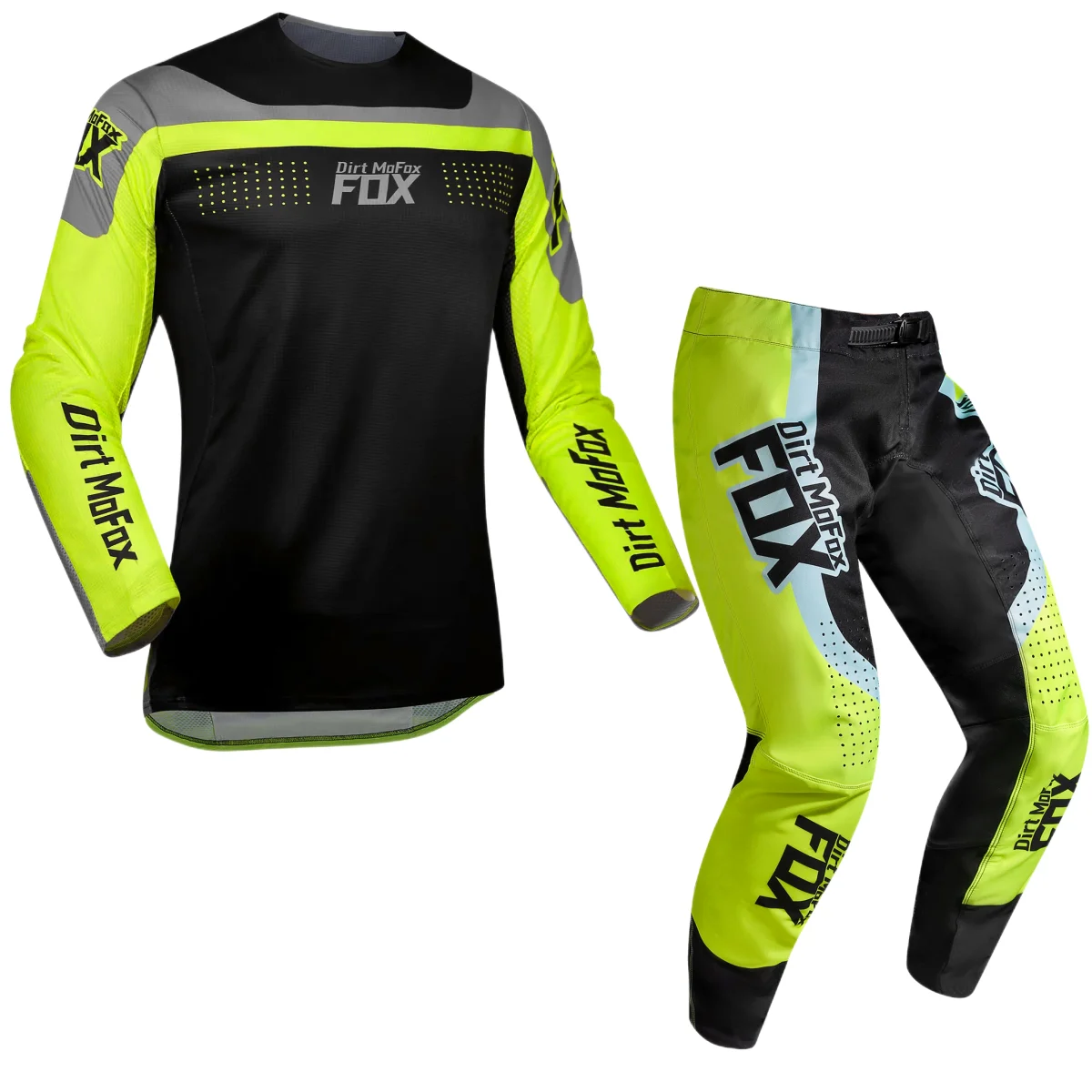 

2022 Dirt MoFox Riet Combo Dier Gear Set MX Dirt Bike Jersey Pants Adult Street Moto Kits Offroad Moto Suit Men