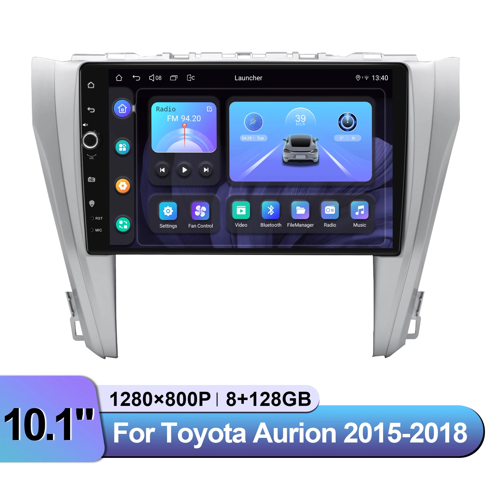 JOYING Android Car Stereo for Toyota Aurion 2015-2018 Wireless CarPlay Android Auto GPS Factory Camera Steering Wheel Control