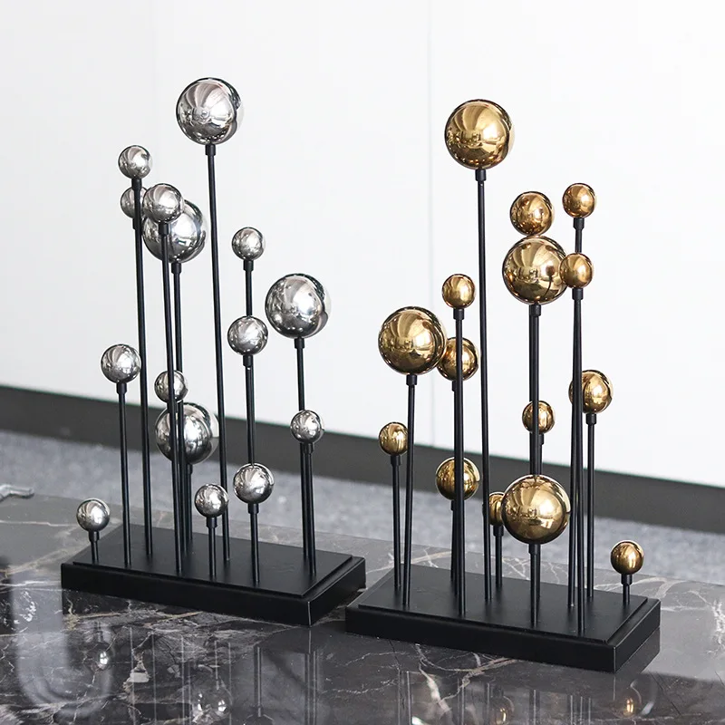 

Легкий роскошный художественный воздушный шар, группа, скульптура, украшение для дома, модель комнаты, орнамент для отеля