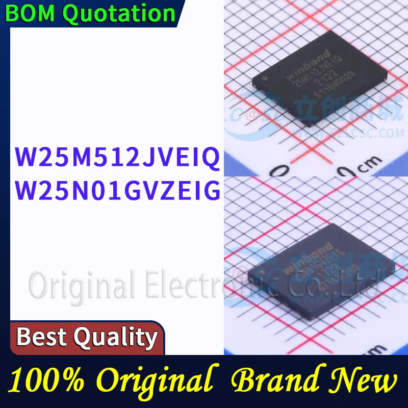 

W25M512JVEIQ W25N01GVZEIG В наличии Оригинальные высококачественные товары