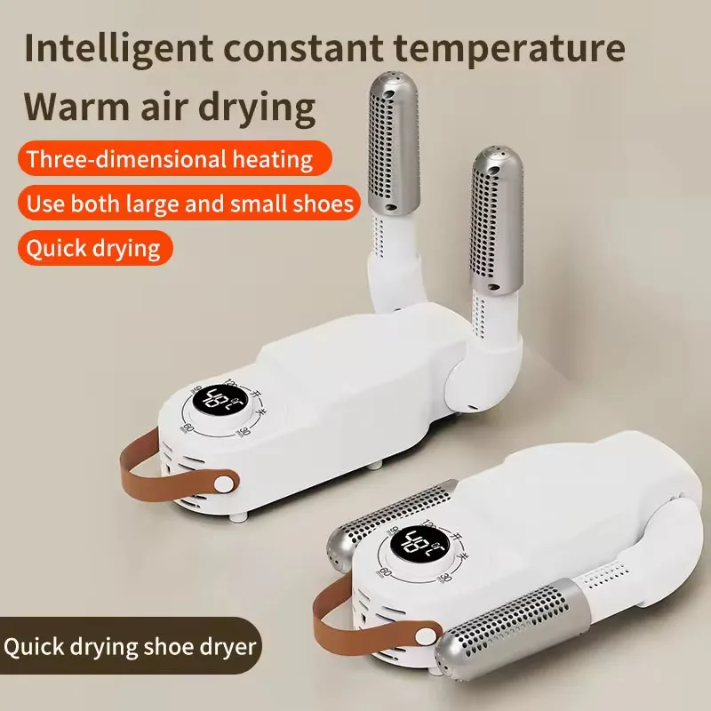 Portable Foldable Rapid Heating Shoe Dryer for Winter Constant Temperature Timed Dehumidification And Deodorization Multi-Sound