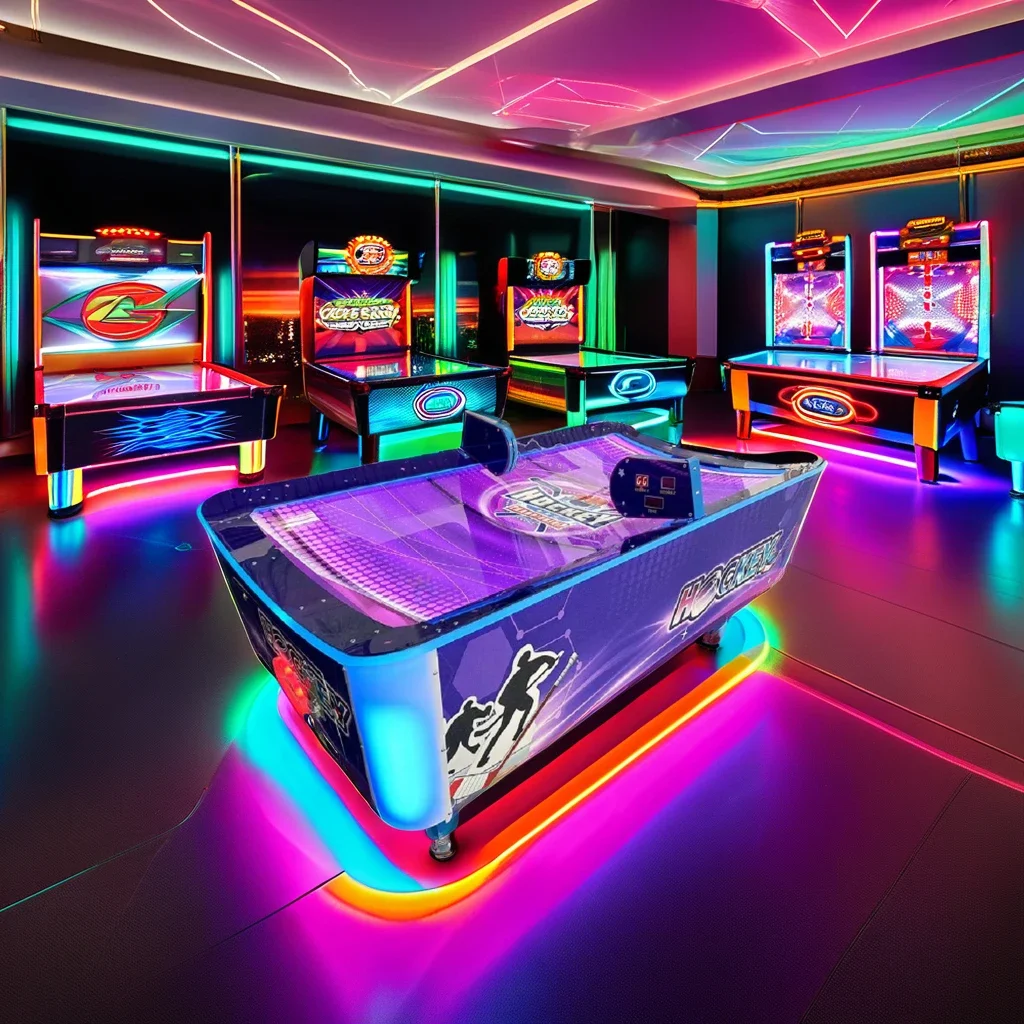 Coin Operated Amusement Arcade Simulator air Hockey Table Game Machine Indoor Simulator Redemption Ticket Game for Kids - view 6