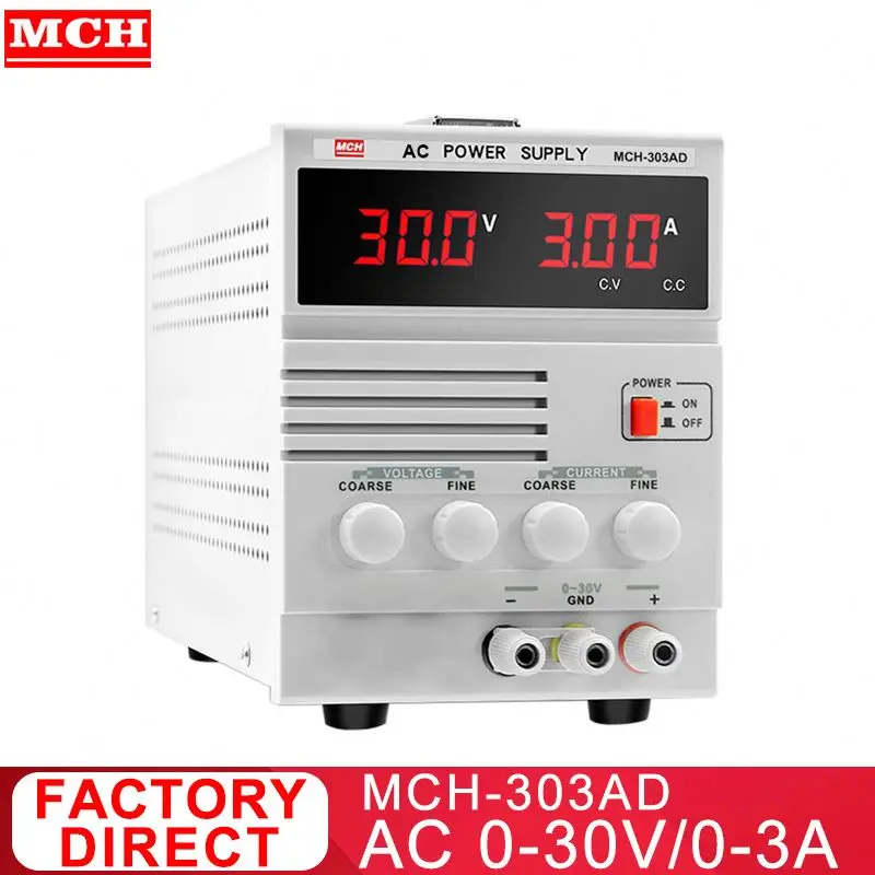 

MCH-303AD AC Regulated Linear Power Supply 0-30V 0-3A