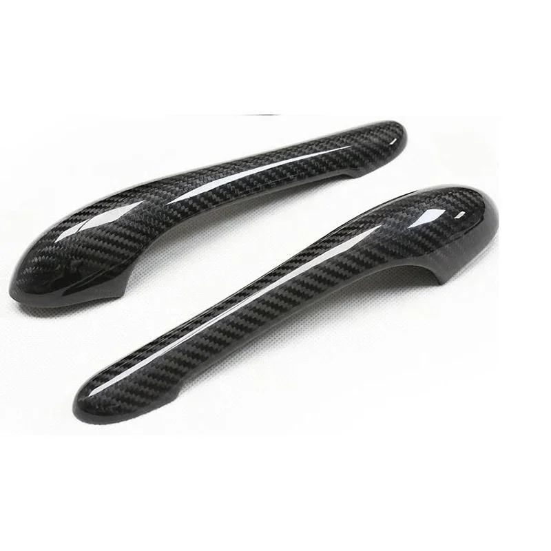 Full Real Dry Carbon Fiber Door Handle Cover Trim Stickers for Maserati GT Gran Turismo GC Gran Cabrio 2007-2020 2 Pieces