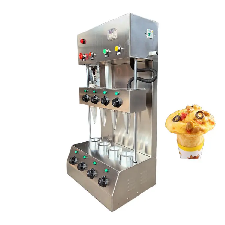Automatic Cone Pizza Machine Bread Corn Pizza Maker Kono Pizza Cone Oven Forming Equipment Italy Food Shaping Machine