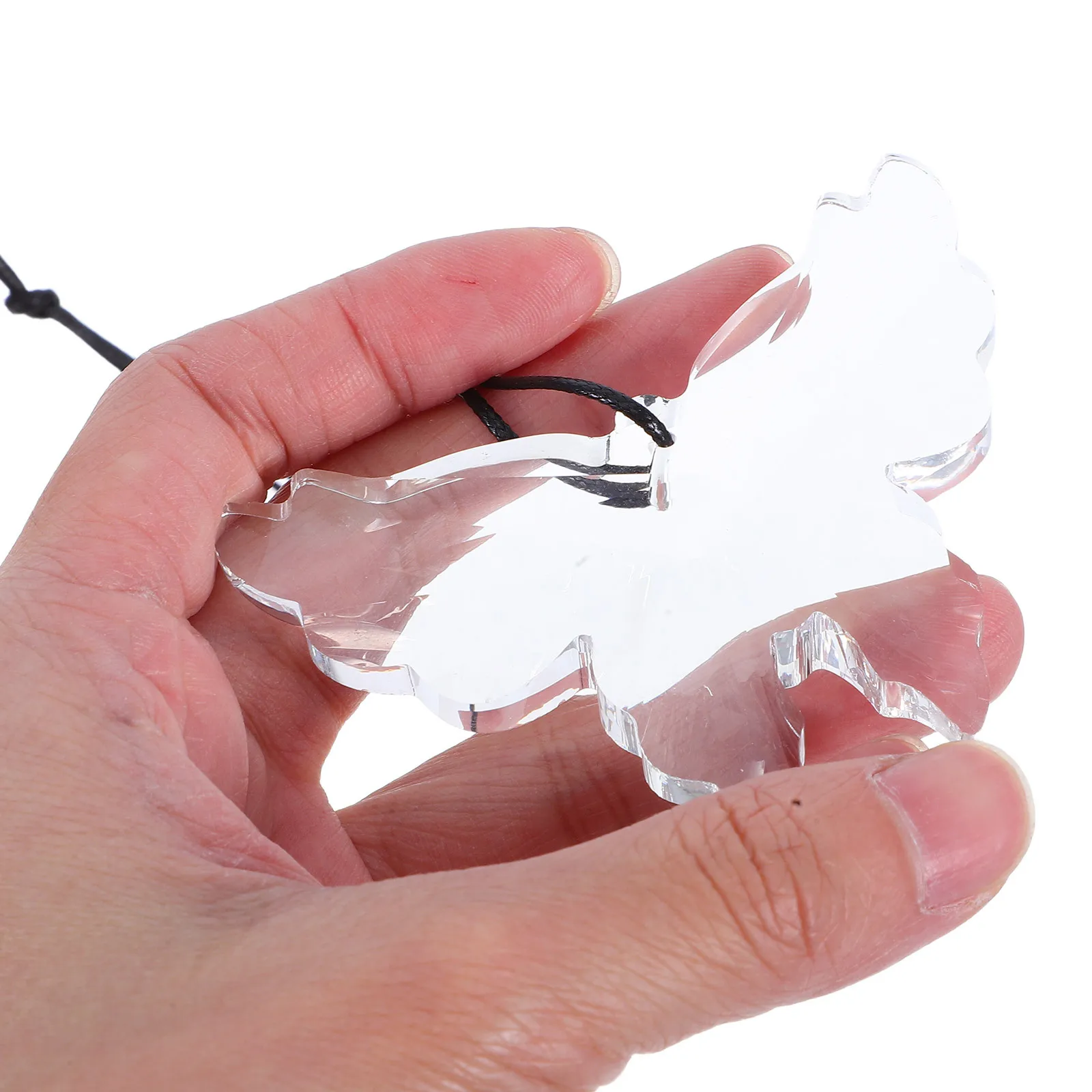 

Crystal Butterfly Suncatcher Hanging Decor for Windows Gardens Patios Colorful Light Reflector Rainbow Maker Home Garden