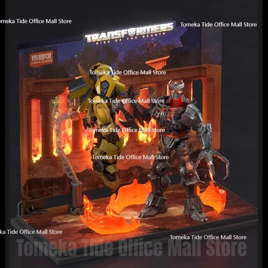 In Stock Transformation OP Bee Scourge Optimus Primal Captain Gorilla Assemble Blocks Classic Movie 7 Rise of The Beasts  Figure