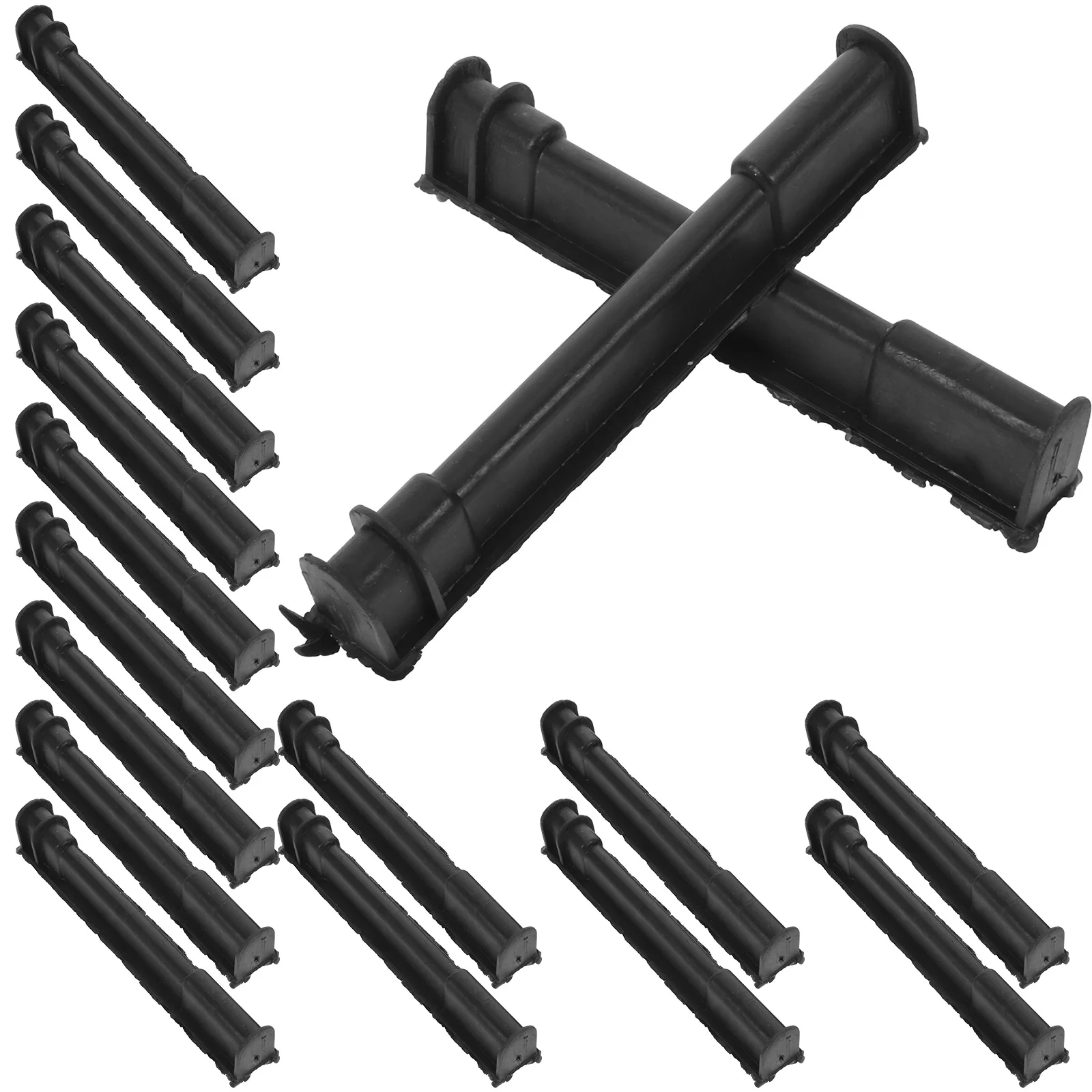 60 قطعة من قضيب حماية الشوكة الأمامية خفيف الوزن وسريع التحرير من البلاستيك لإصلاح الشوكة الأمامية للدراجة وواقي ممتص الصدمات