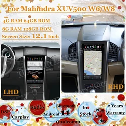 Android 11 Multimedia Vertical Stereo For Mahindra XUV500 W6/W8 2011 2012 2013 2014 2015 2016 2017 2018 2019 2020 GPS Head Unit