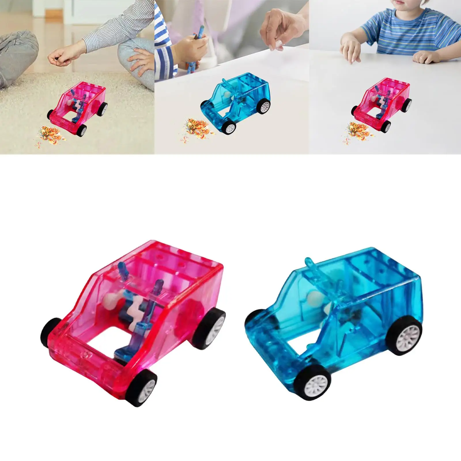 Mini Desktop Cleaning Cart, Gift Confetti Sweeper, Portable Cute Reusable Dust