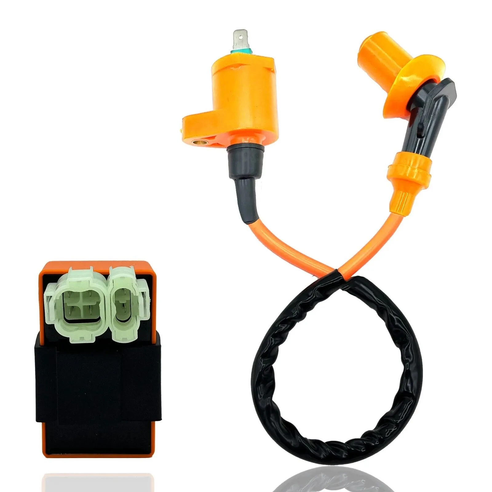 

NEW PERFORMANCE CDI IGNITION COIL SET FOR YERF DOG SPIDERBOX GX150 GO KART 150CC FOR CHINESE SCOOTER 125CC 150cc 12V AC CDI BOX