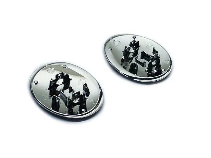 Premium Grade Chrome Head Light Washer Nozzle Cover Cap For Porsche 911 996 C2 C4 Turbo Facelift