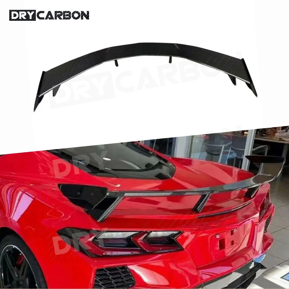 

Carbon Fiber Racing Spoiler Trunk Spoiler Wing for Chevrolet Corvette C8 2020-2021 Car Spoiler Rear Wing Rear Trunk Spoiler FRP