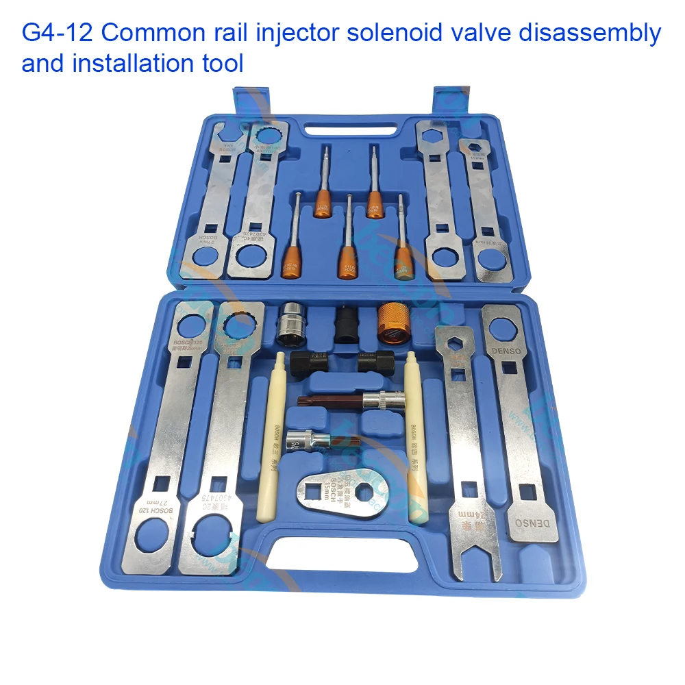 

G4-12 Набор инструментов для разборки и установки электромагнитного клапана форсунки Common Rail