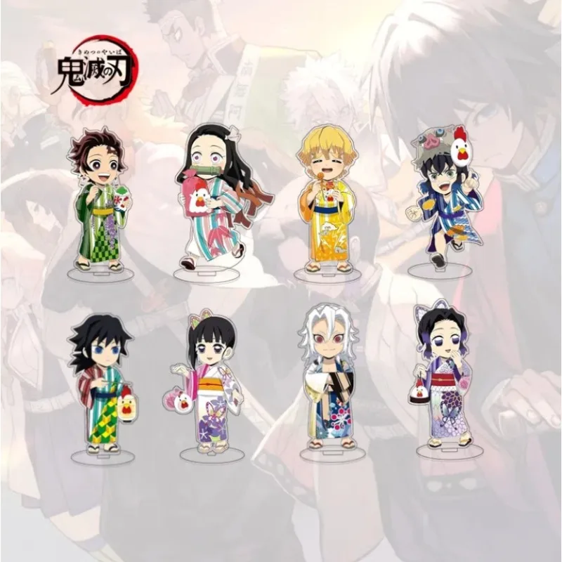 

Убийца демонов, периферийные устройства японского аниме, Камадо Незуко, акриловая подставка, коллекционное украшение для стола, креативный подарок на день рождения для мальчика