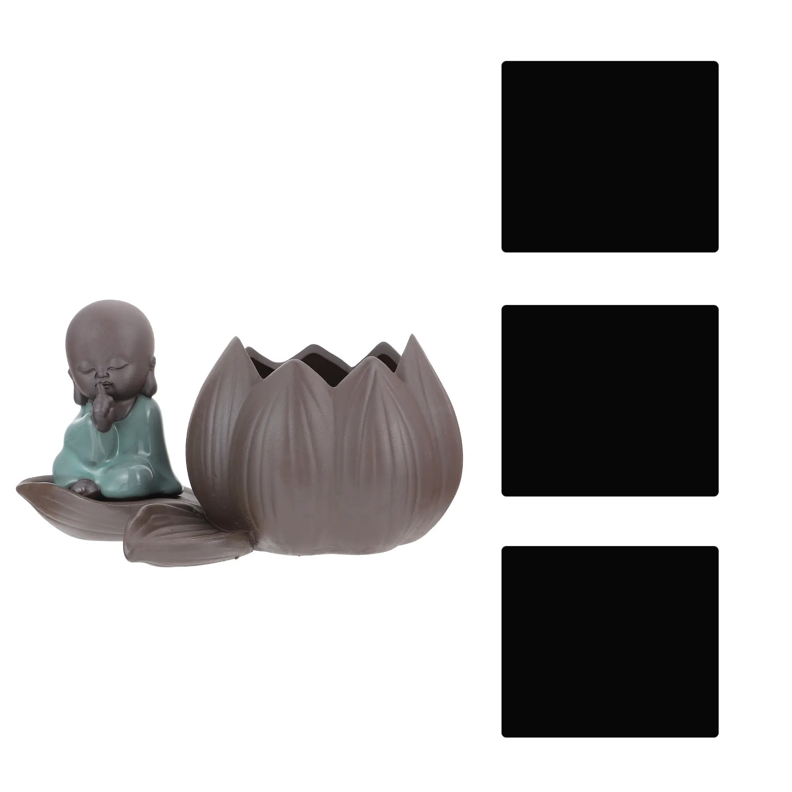 

Премиальный керамический гидропонный цветочный горшок в форме дзен-монаха для настольного выращивания гидропонных растений, суккулентов, Scindapsus Aureus