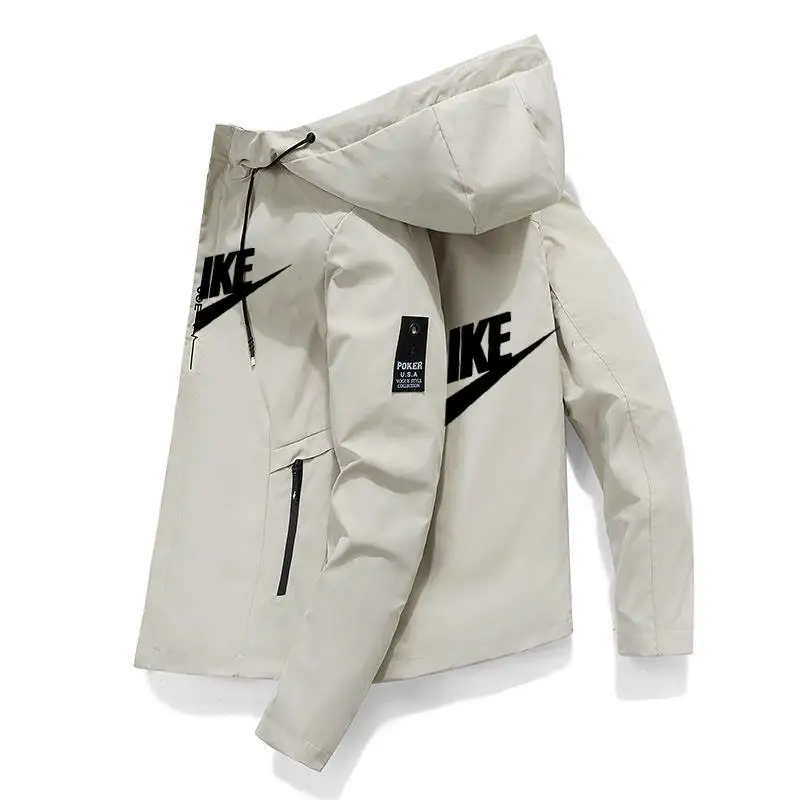 Men\'s Outdoor Windproof Jacket,Casual Hooded Mountaineering Sport Style,New Brand Products Spring Autumn 2024