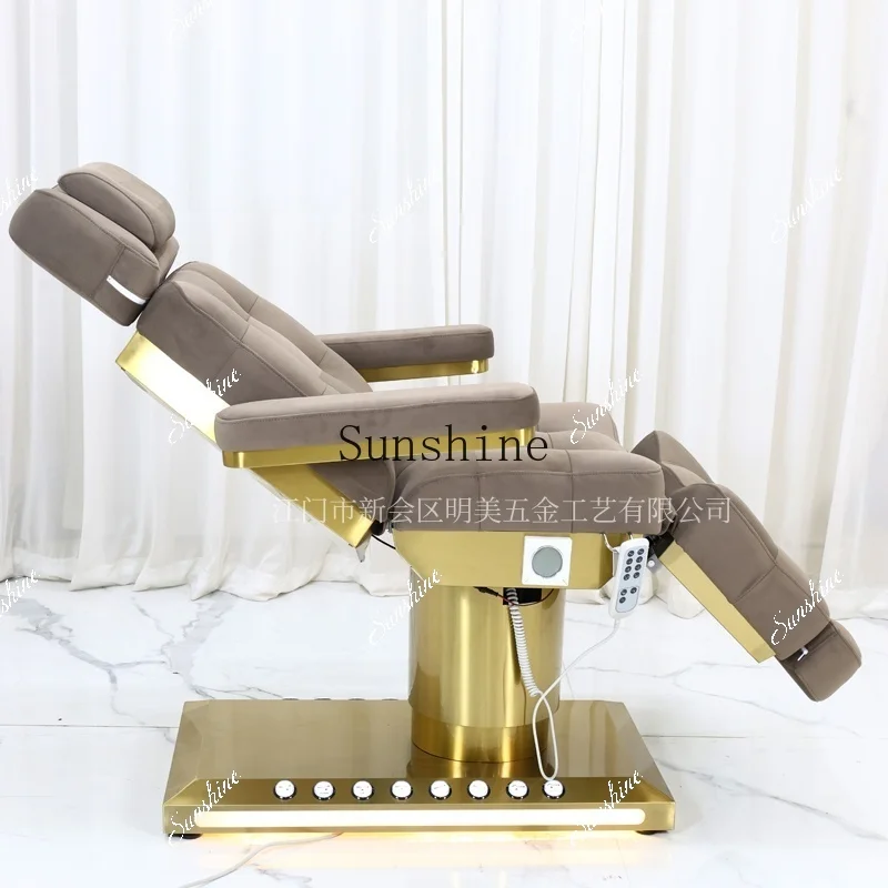 Electric beauty bed lead hole multi-functional adjustment lifting micro-adjustment injection pattern embroidery bed TF