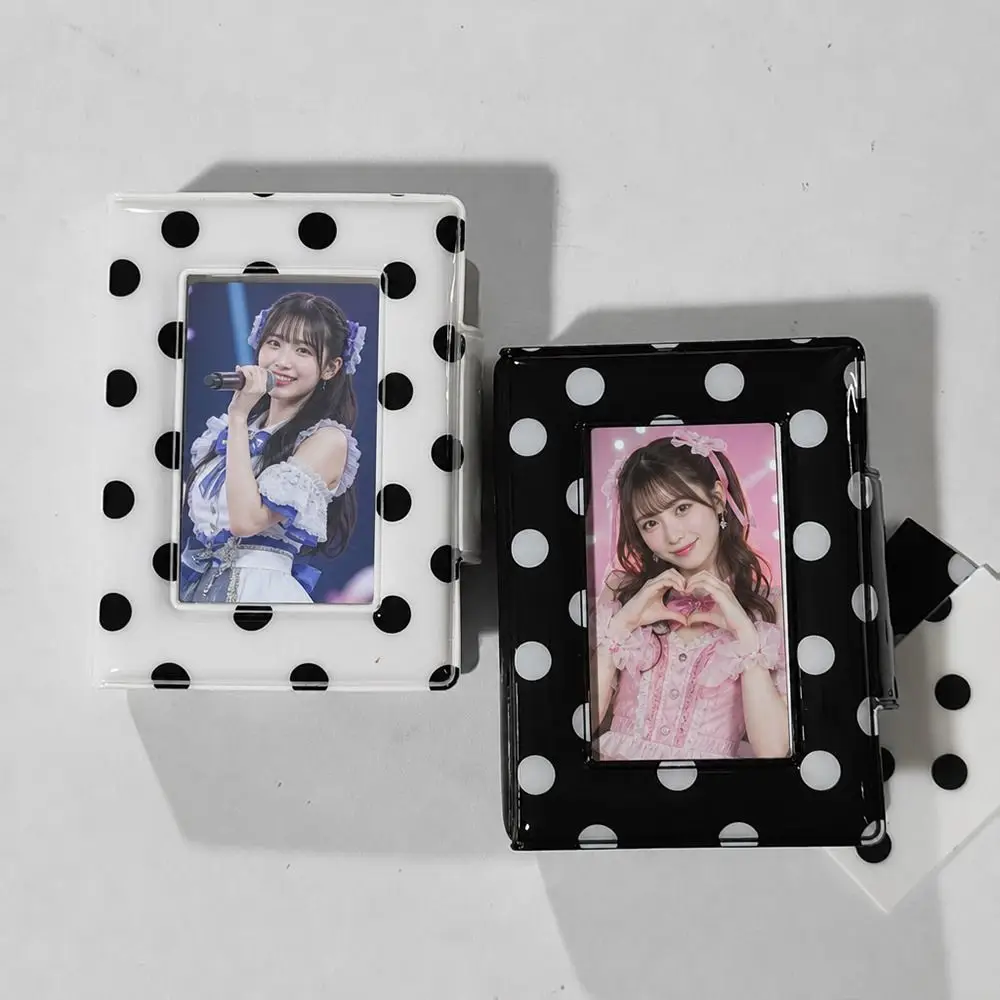 Multi-purpose Polka Dot Photo Album 40 Slots Collectible Photocard Binder 3 Inch Idol Picture Storage Book