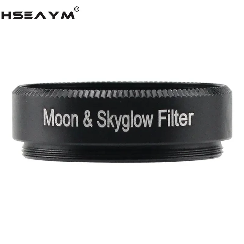 HSEAYM teleskop astronomi, lensa mata kaca optik ungu, Filter cahaya bulan dan langit 1.25 inci 31.7mm Aluminium