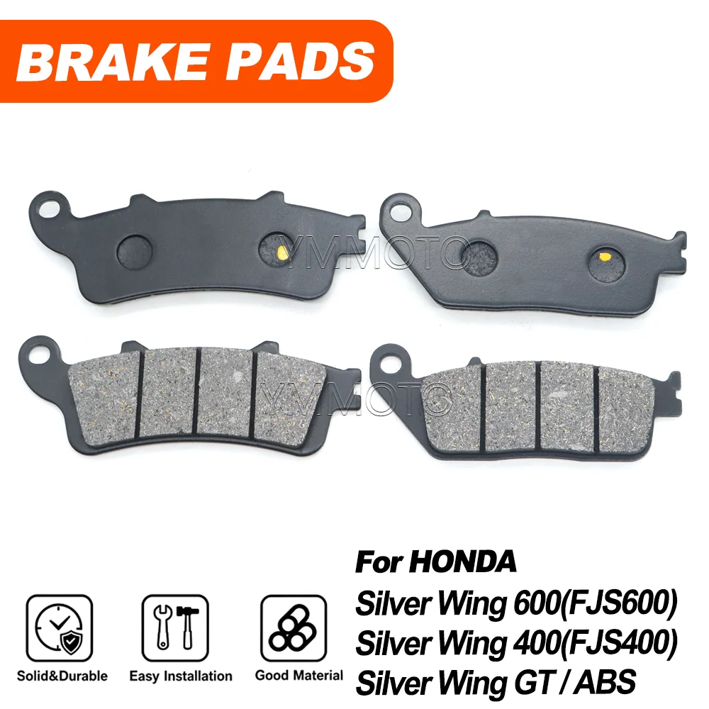 Motorcycle Front Rear Brake Pads For Honda Silver Wing 400 600 FJS400 FJS600 SilverWing GT GT400 GT600 ABS FJS 400 600 2002-2013