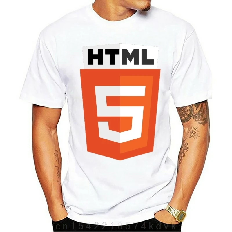 HTML 5 Shir - HTML Hypertext Markup Language Logo  Men T-shirt