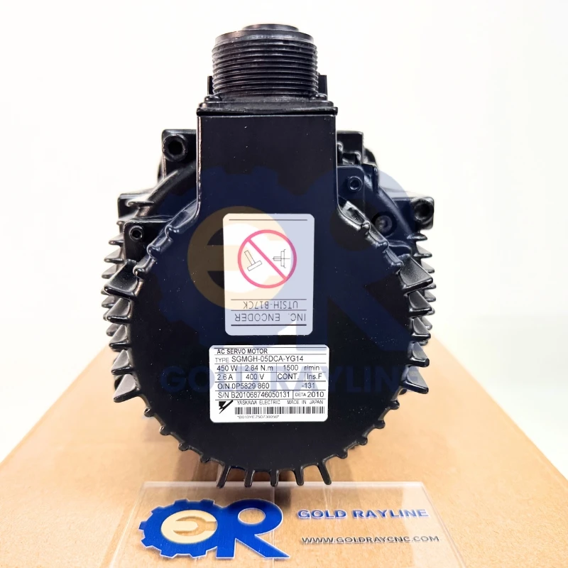 New In Box Yaskawa SGMGH-05DCA-YG14 Servo Motor 1 Year Warranty