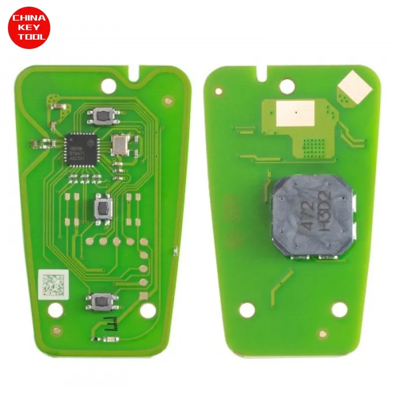 1 قطعة XHORSE XZPG00EN لوحة دارات مطبوعة خاصة حصريًا لبيجو 4A KeylessGo مفتاح ذكي مع مفتاح قذيفة مع شعار الإصدار العالمي