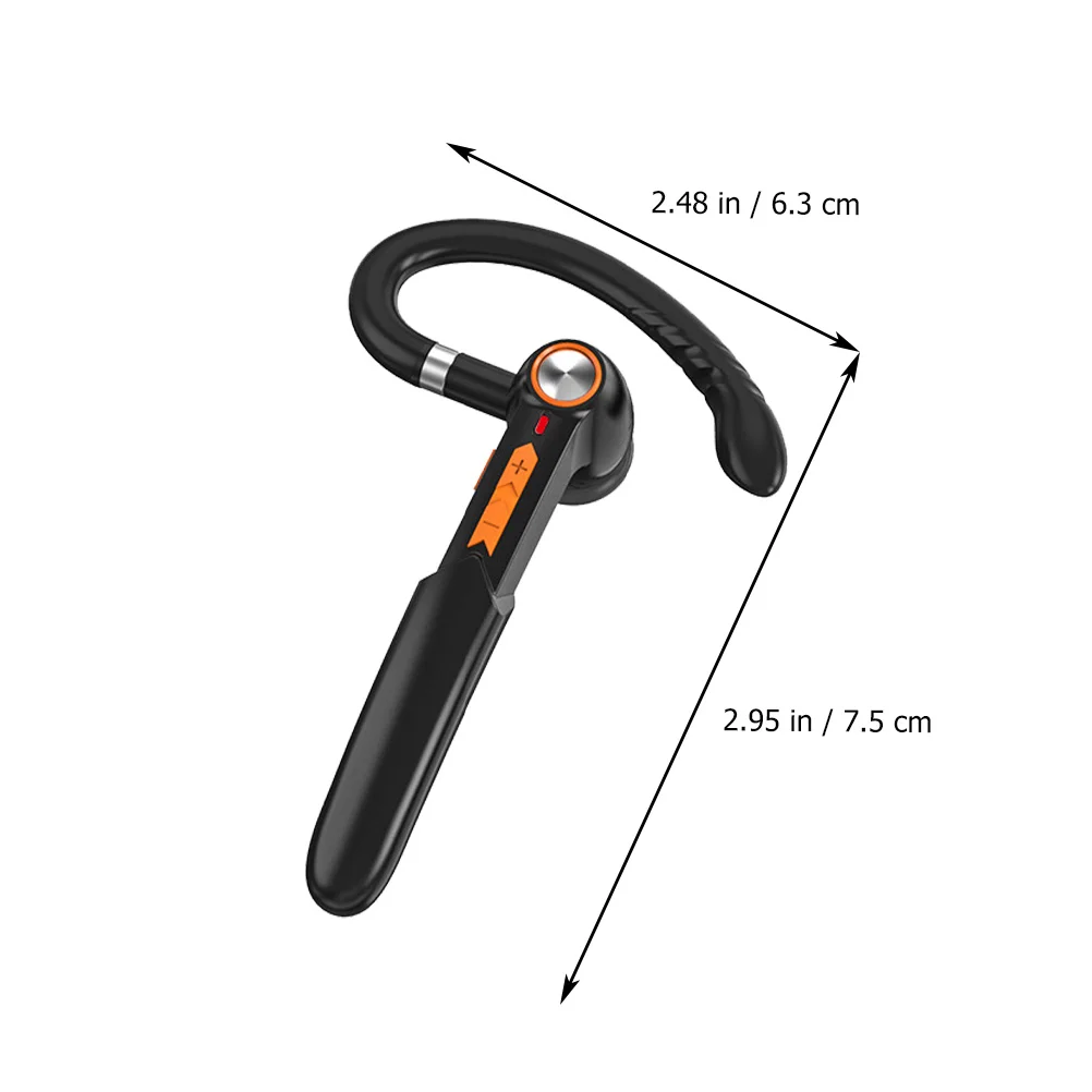 

Headphone Wireless Stereo Comfortable Earbuds Ergonomic Noise Cancellation In Ear Headsets Abs Sports Earpiece