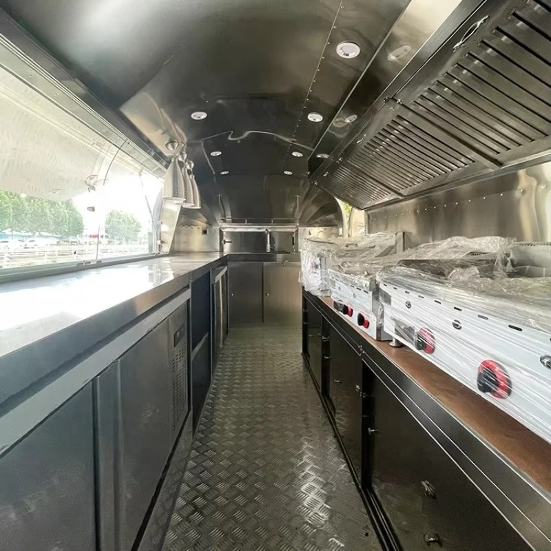 Fulai Mobile Shawarma Pizza Food Trailer Imbissagen Foodtruck Towable Coffee Shop Bar Hot Dog Food Trailers Fully Equipped