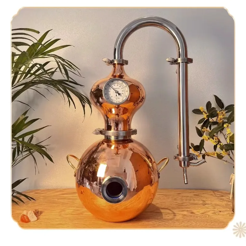 

Pure Copper Distiller Household Small Antique Distillation Equipment Machine Distilled Liquor Distillation Equipment