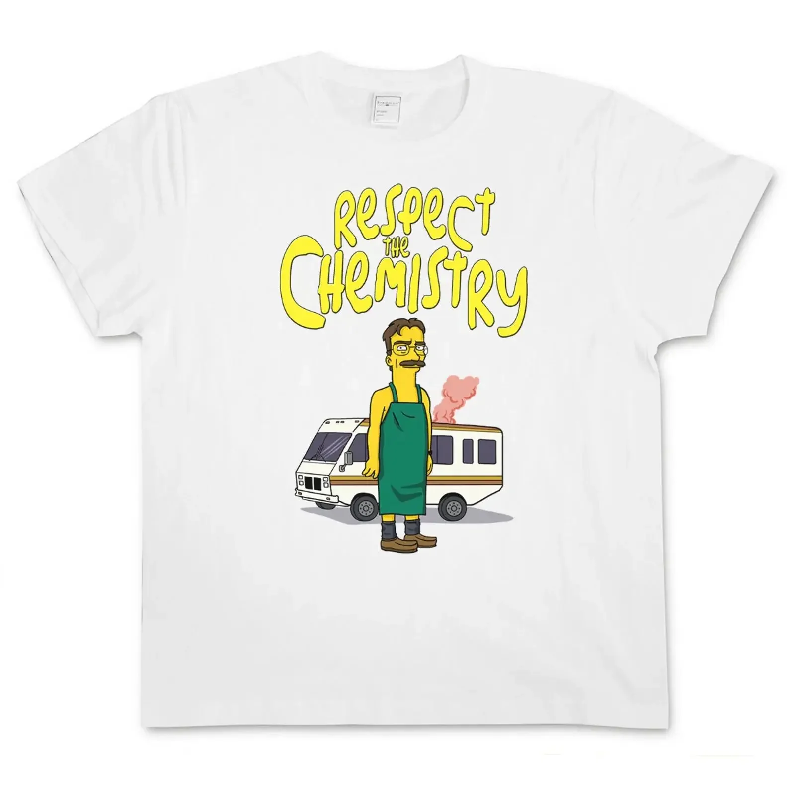 RESPECT THE CHEMISTRY T SHIRT Breaking Walter Heisenberg Bad White Let s Cook vintage Washed fashion streetwear Stretched