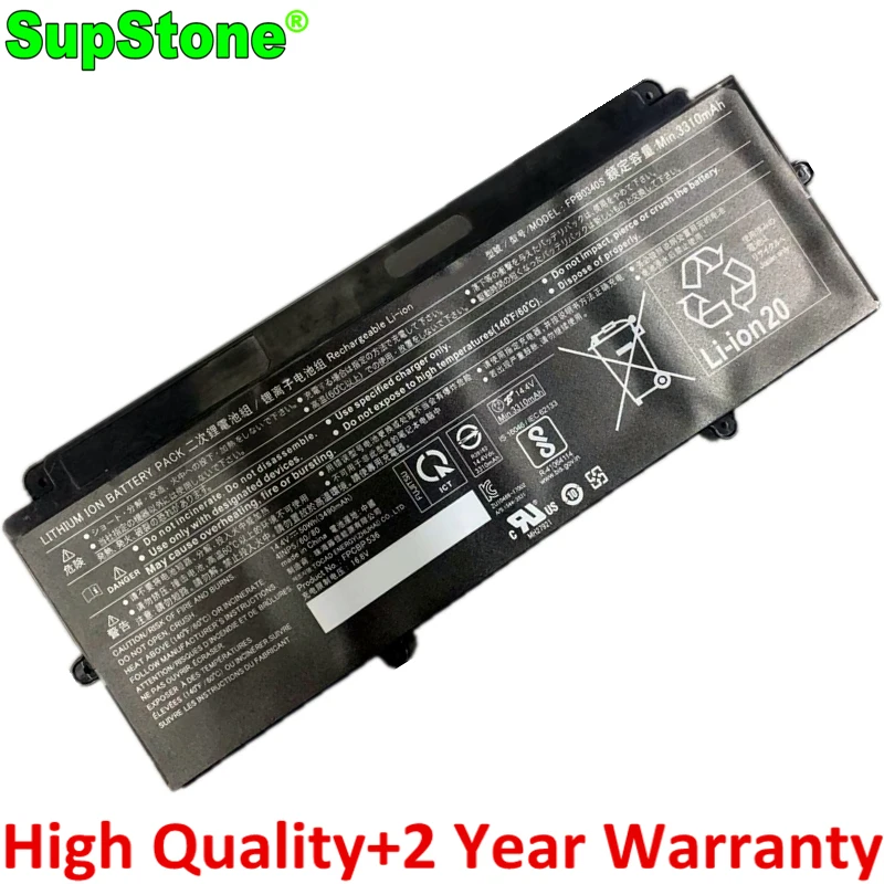 SupStone New FPB0339S FPB0340S FPCBP536 Laptop Battery For Fujitsu Lifebook U937 U938 U939 E548 CP749820 CP737633-01 FPCBP535