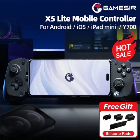 GameSir X5 Lite Mobile Gaming Controller Phone Gamepads for iPhone 16 15 Series IOS iPad Mini Y700 Android Tablet Controle
