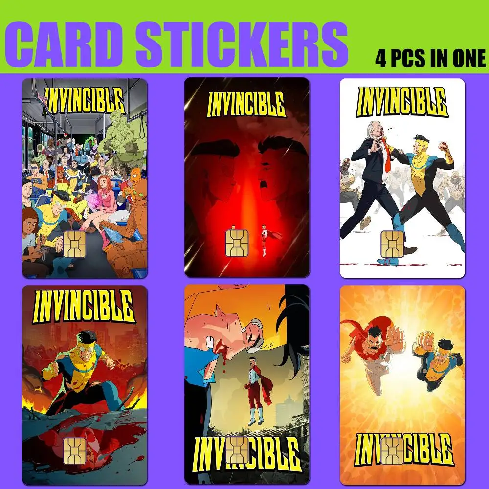 

The GraysonS I-Invincible-e Card Stickers for Bank Access Protective Waterproof Film Cover Sticker Gift