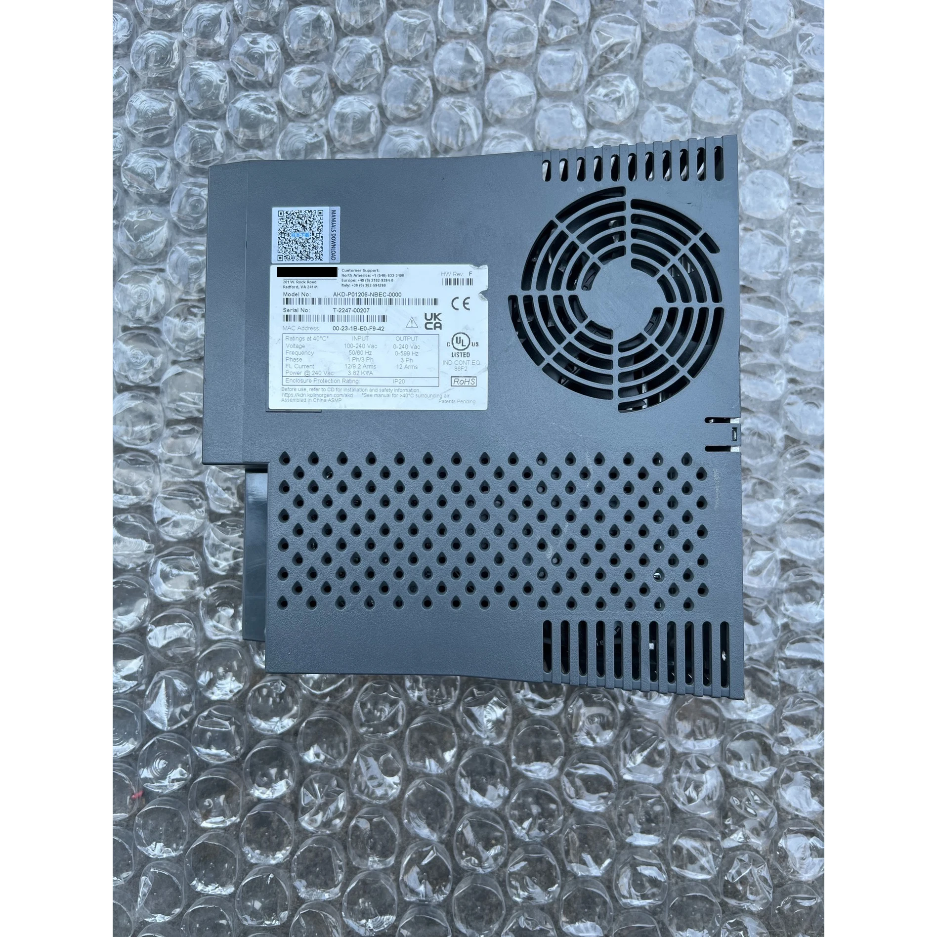 AKD-P01206-NBEC-0000 Сервопривод