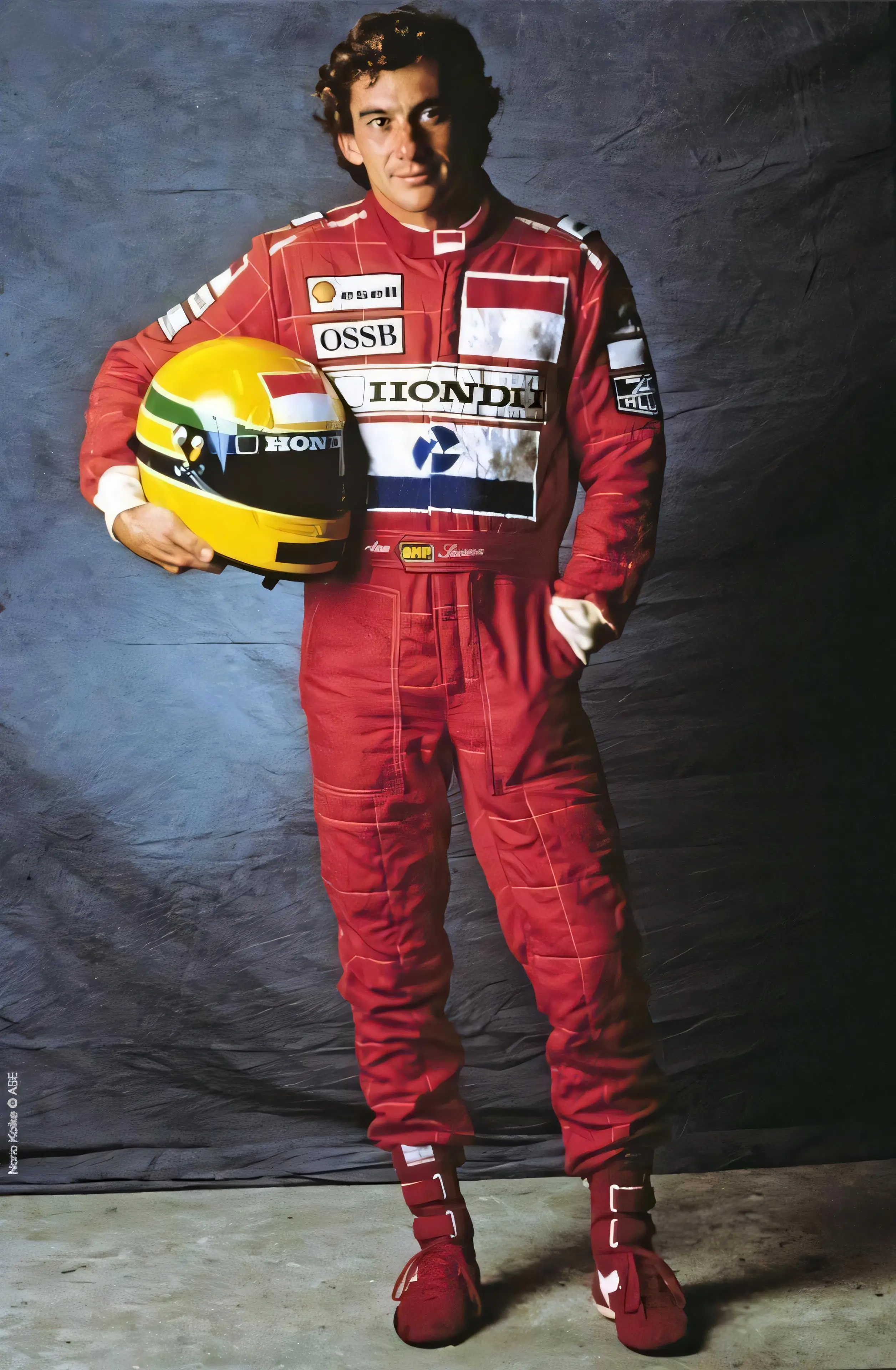 Ayrton Senna Vintage Racing Poster Aluminum Tin Sign Wall Decor for Garage Bar Pub Home