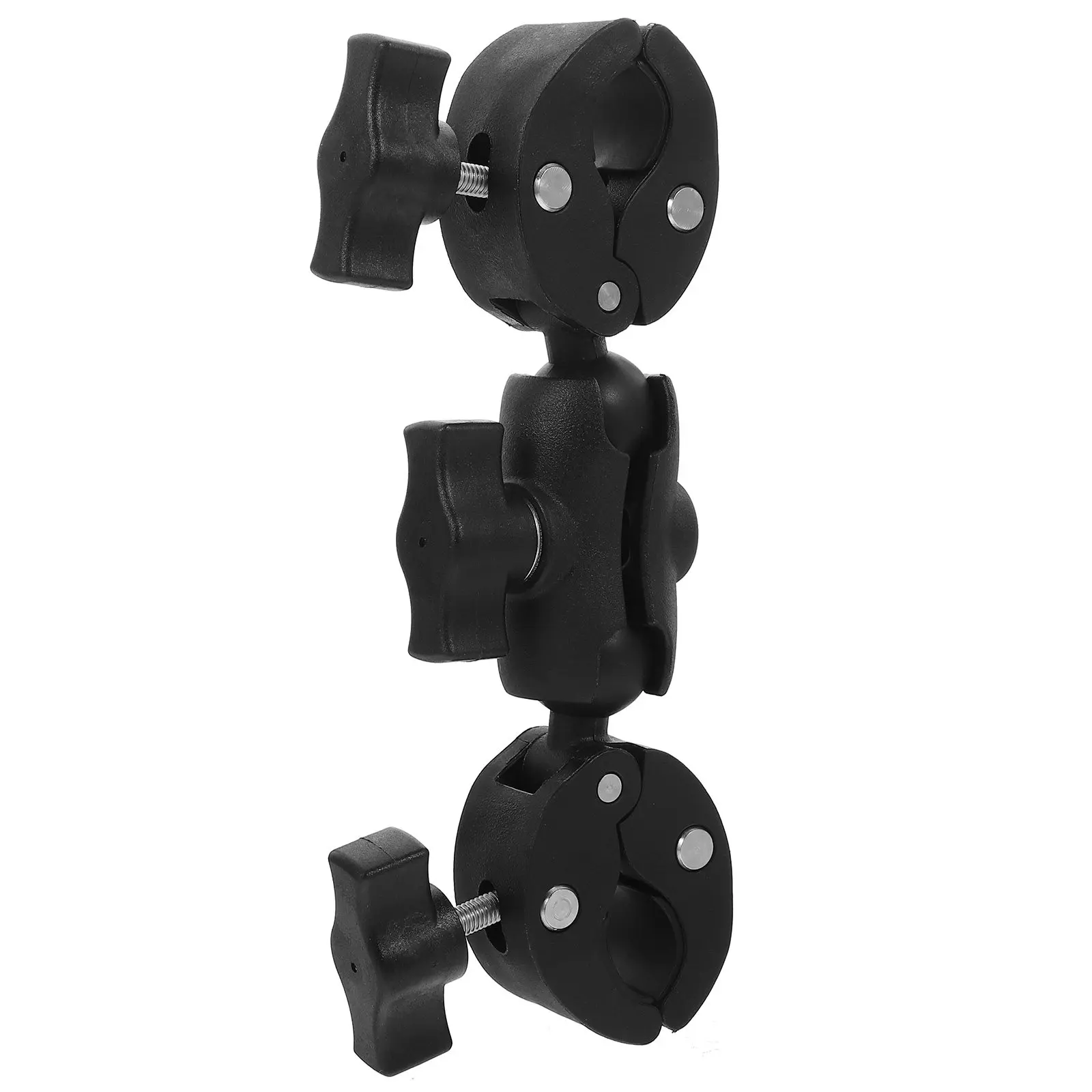 

Motorcycle Mount Camera Holder 25Mm Ball Head Dual Clamp Stable Secure Fit Lightweight Compact for Action Camera Motorcycle
