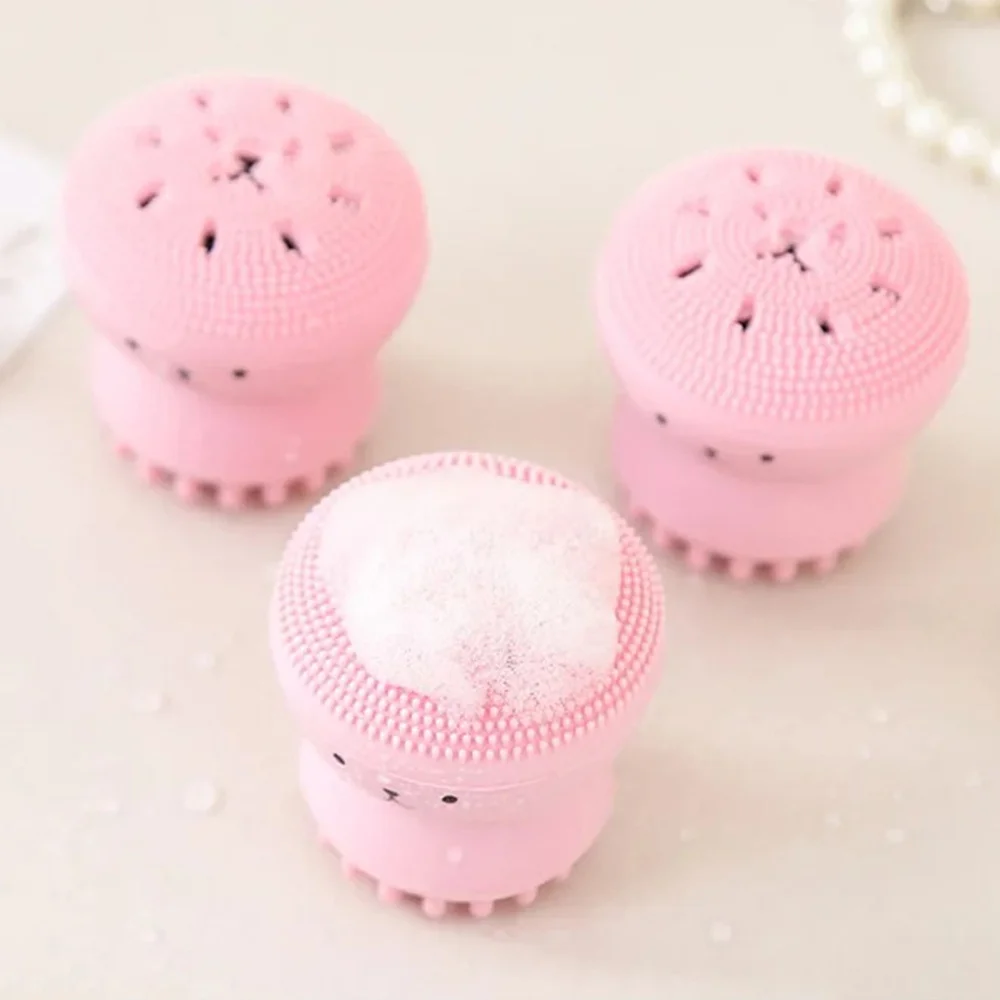 Silicone Face Cleansing Brush Facial Deep Pore Skin Care Scrub Cleanser Tool New Mini Beauty Soft Deep Cleaning Exfoliator Tool