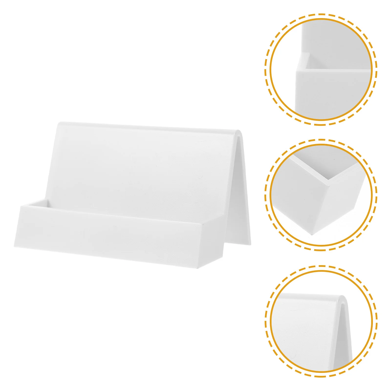 Visitekaarthouder Plastic Bureau Naamkaartje Display Organizer Stand Visitekaartjes Opslag Houder Kantoorkaarten Organizer