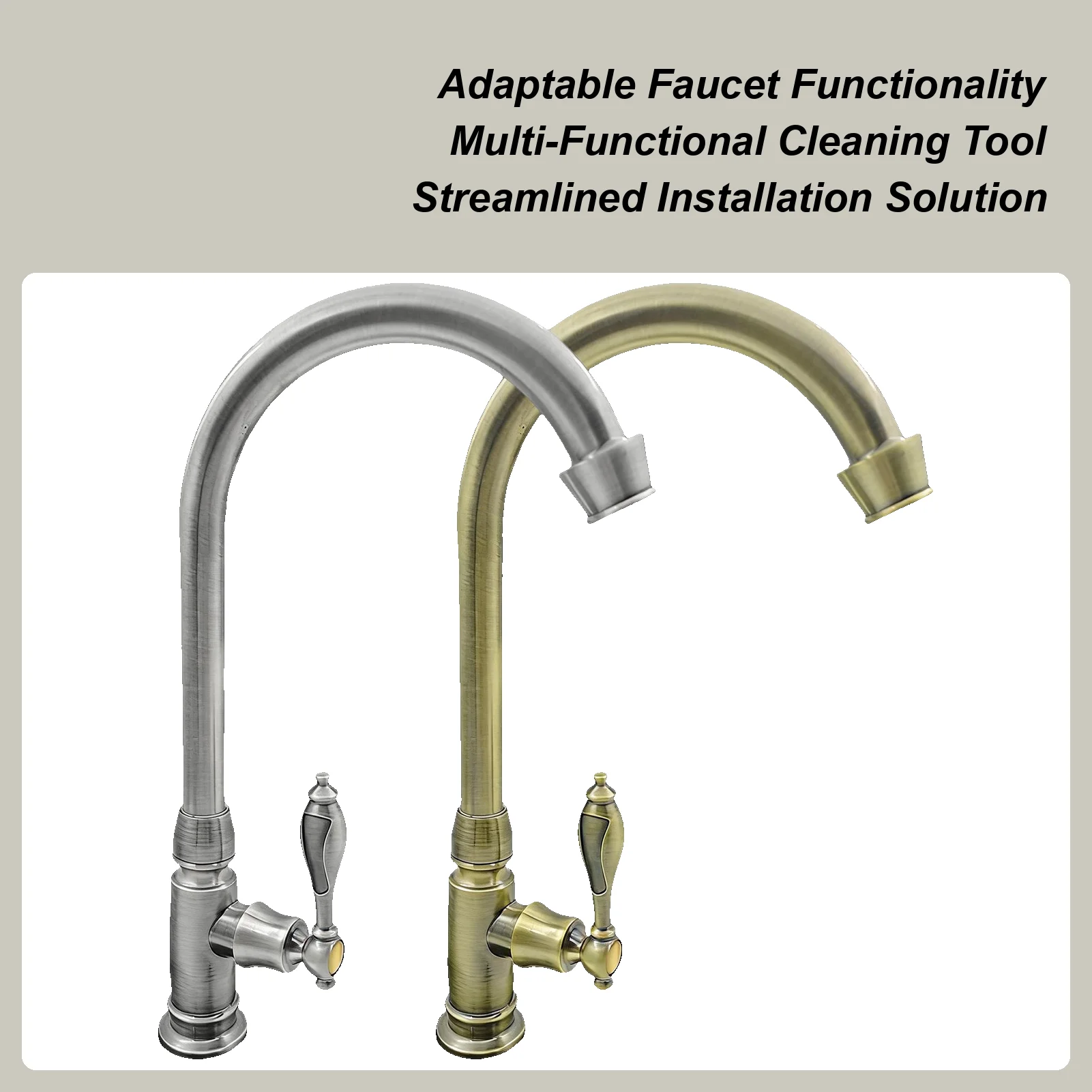 

Смеситель для раковины в стиле ретро, кухонный смеситель для раковины, барный смеситель для уличного сада, стойки для стирки, балкона, туалета, туалета, столешницы, комнаты