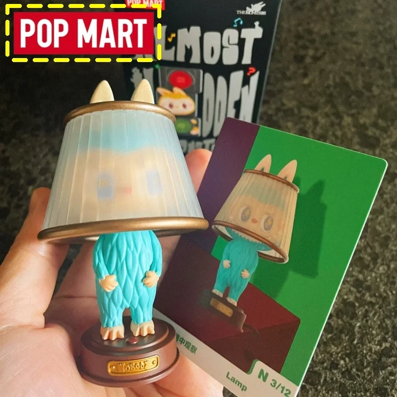 

Genuine Pop Mart The Monsters Labubu Almost Hidden Series Blind Box Kawaii Figure Desktop Decor Surprise Gift