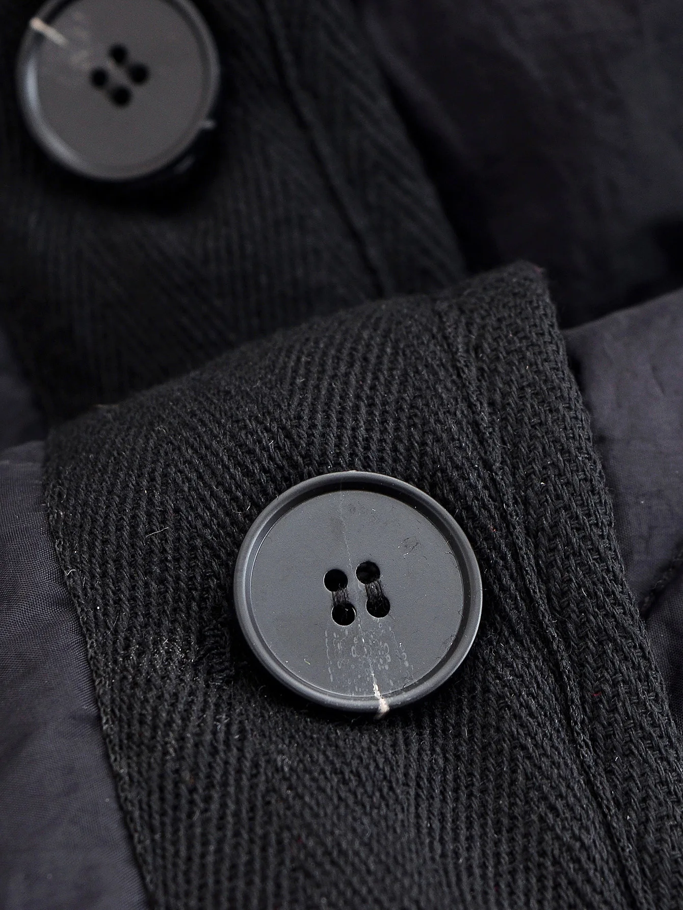 سترة خريف وشتاء 2025 معطف قطني بسيط متعدد الاستخدامات بنمط الماس ورقبة دائرية وأكمام طويلة #6