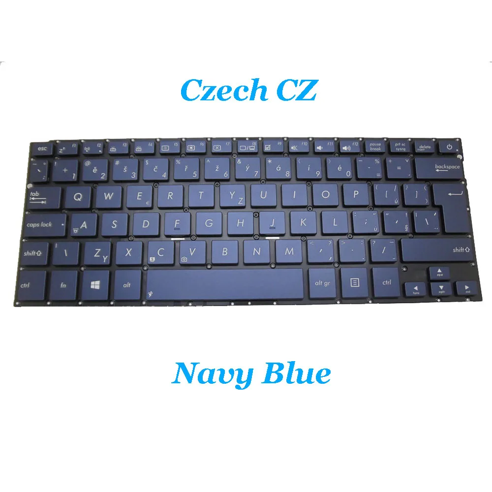 

AR\BR\CZ\JP\PO\SL\TI Keyboard For ASUS UX301 UX301L UX301LA Navy Blue Without Frame