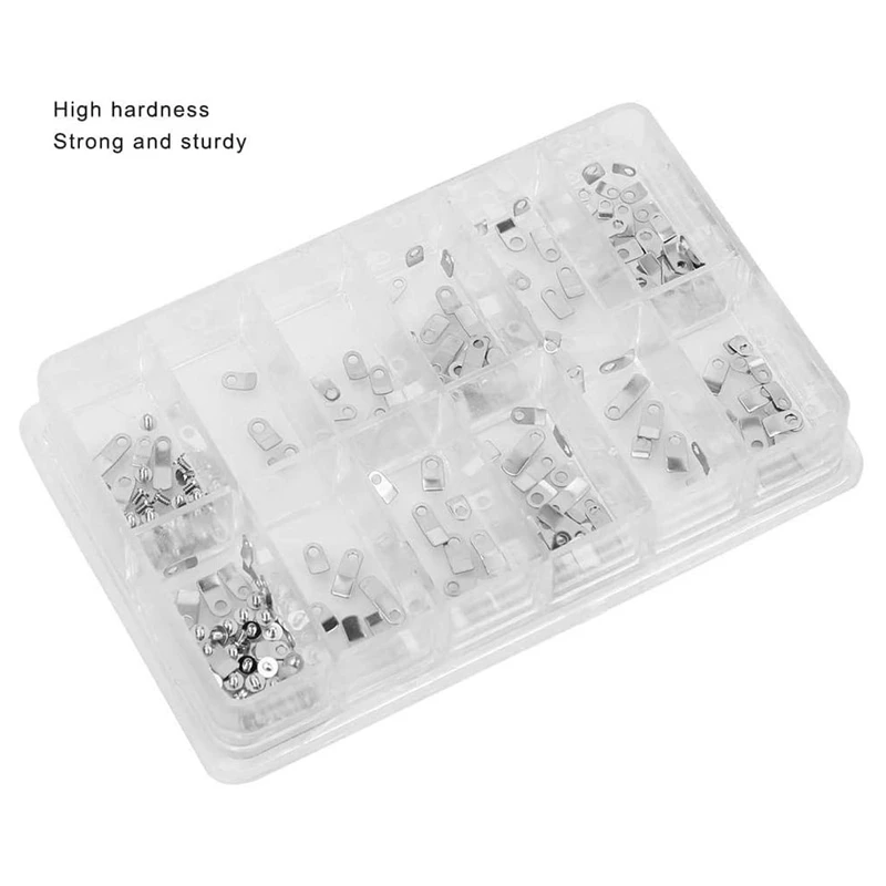 240Pcs Watch Casing Clamp Movement Adapter Securing Screw Washer Repair Part Tools for ETA 2824 2836 2846