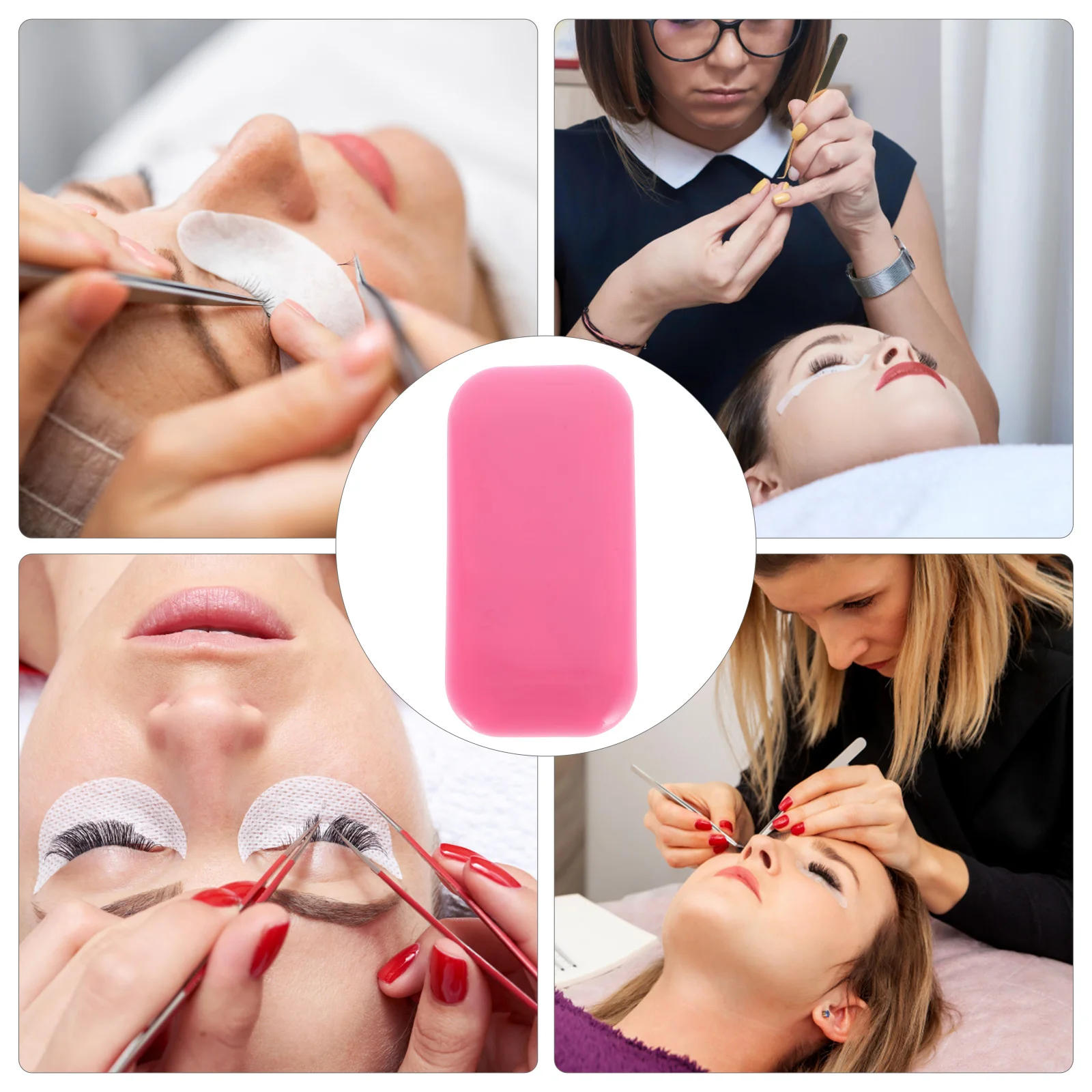 

4Pcs Comfortable Silicone Eyelash Pads Ideal for Professional Makeup Artists Beginners Lash Pads Eyelash Supplies