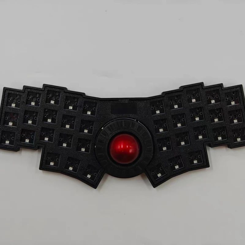 مجموعة لوحة المفاتيح السلكية C35 Ball Trackball مخصصة قابلة للتبديل السريع RGB VIAL لوحة المفاتيح الميكانيكية المريحة ملحقات المكتب هدية