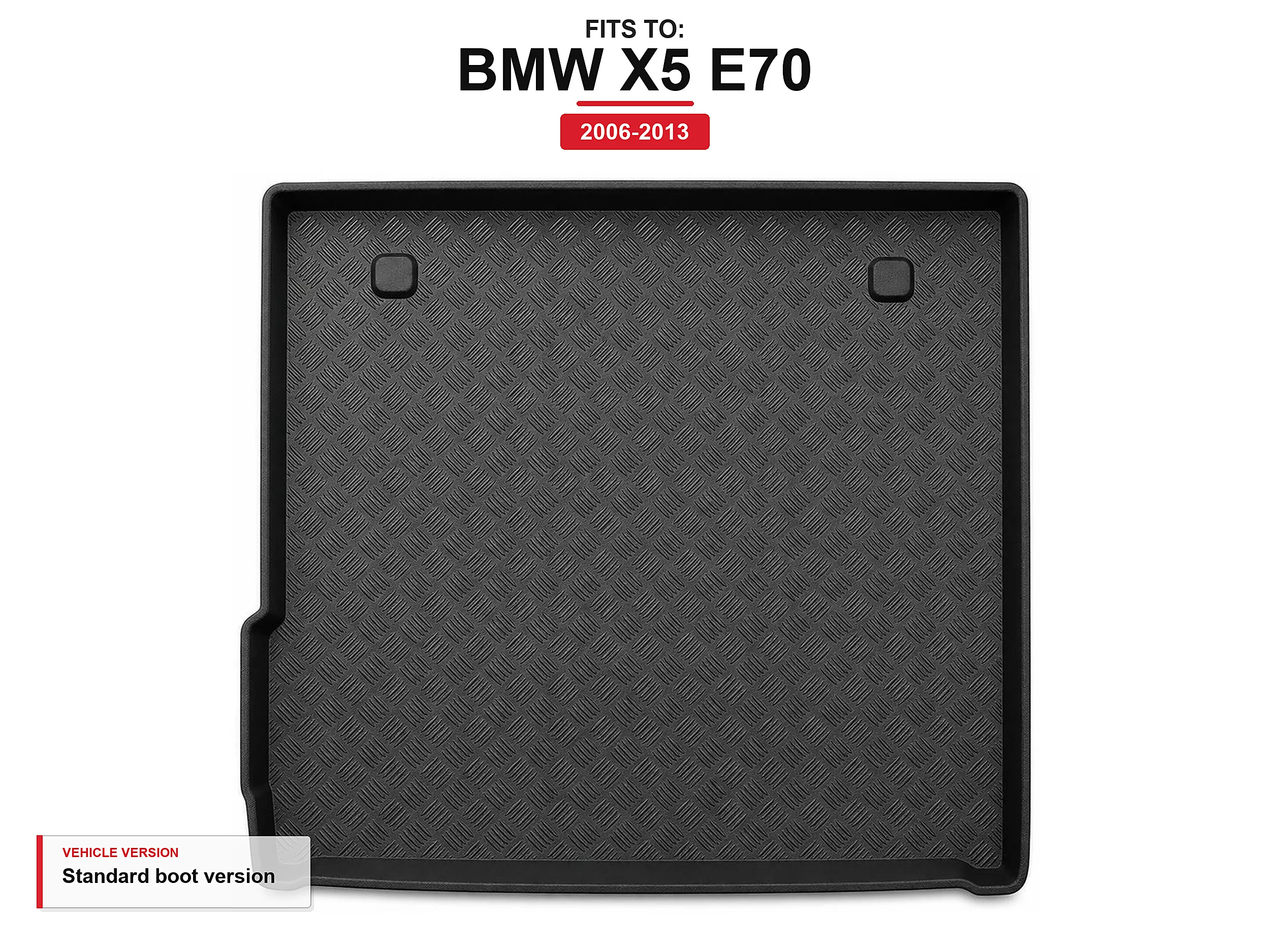 Kofferbakmat met lip voor: Bmw X5 E70 2006-2013
